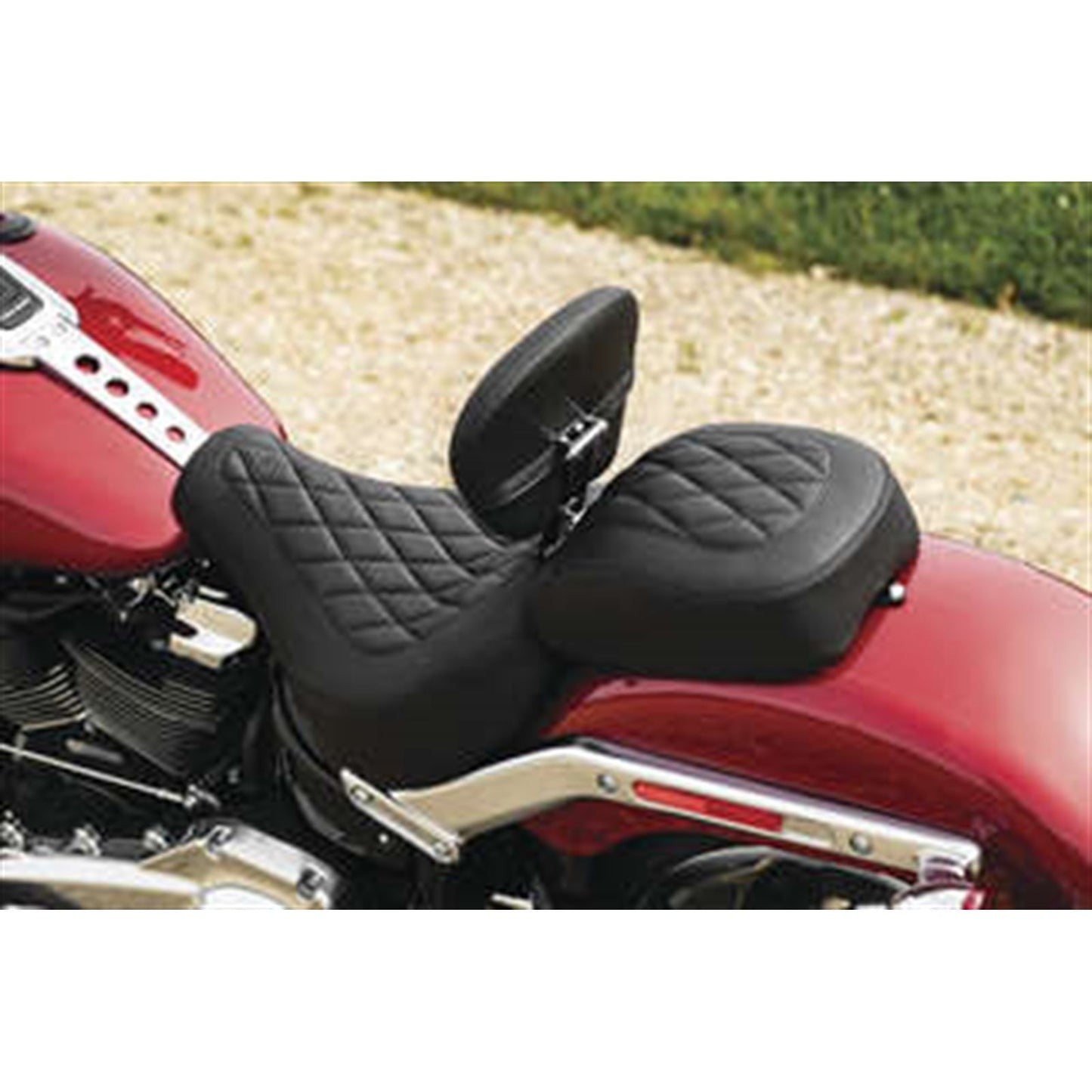 Mustang Motorcycle Products Wide Tripper Seat - Driver's Backrest - Diamond 83025_986604