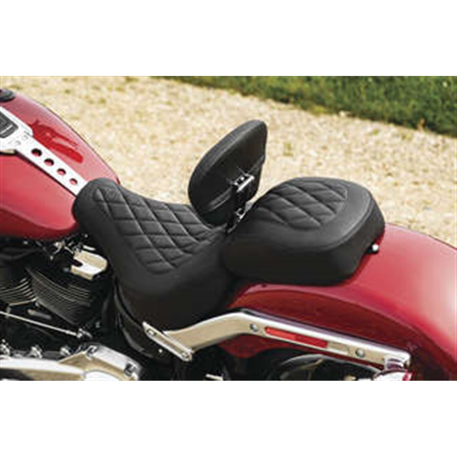 Mustang Motorcycle Products Wide Tripper Seat - Driver's Backrest - Diamond 83025_986604