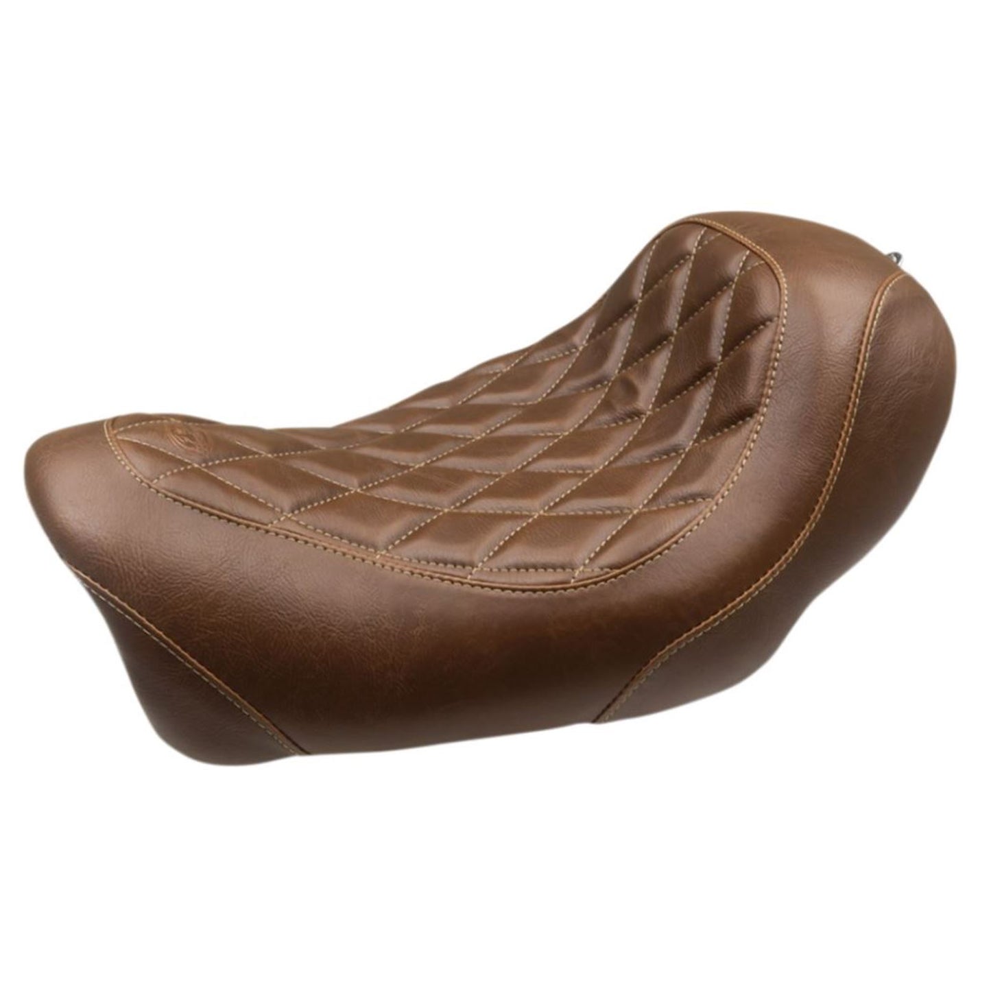 Mustang Motorcycle Products Wide Tripper Seat - Diamond - Brown 75043_900184