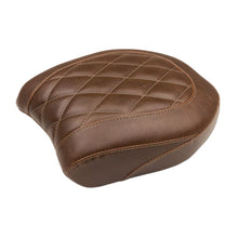Mustang Motorcycle Products Passenger Seat - Diamond - Brown - Fat Bob 75044_900185