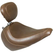 Mustang Motorcycle Products Wide Tripper Seat - Driver's Backrest - Brown 83019_988541