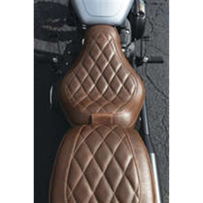 Mustang Motorcycle Products Tripper Solo Seat - Diamond - Brown - Driver Backrest 83031_981709