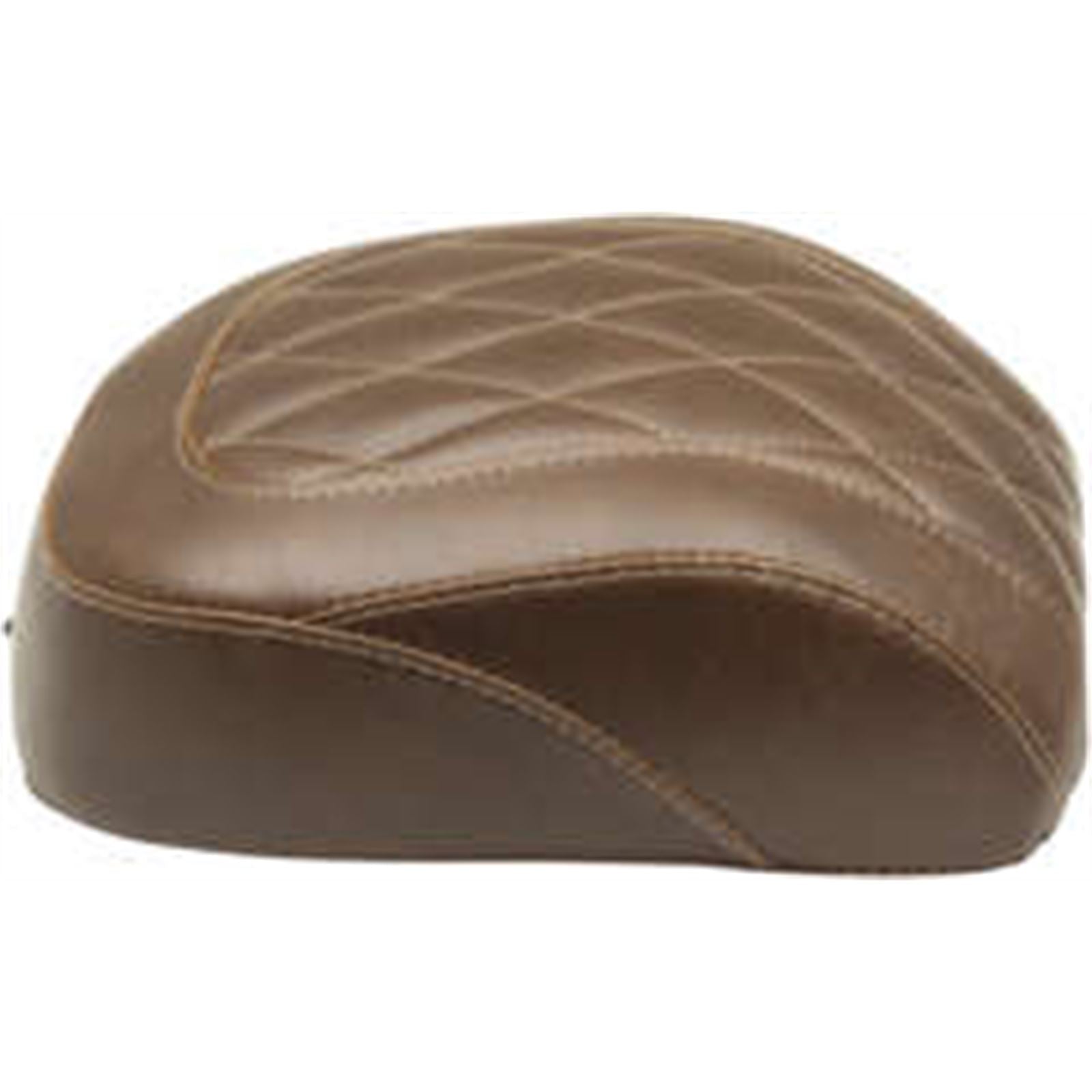 Mustang Motorcycle Products Passenger Seat - Diamond - Brown - FXBR 83060_980990