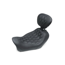 Mustang Motorcycle Products Tripper Solo Seat - Diamond - Black - Driver Backrest 79799_1674726
