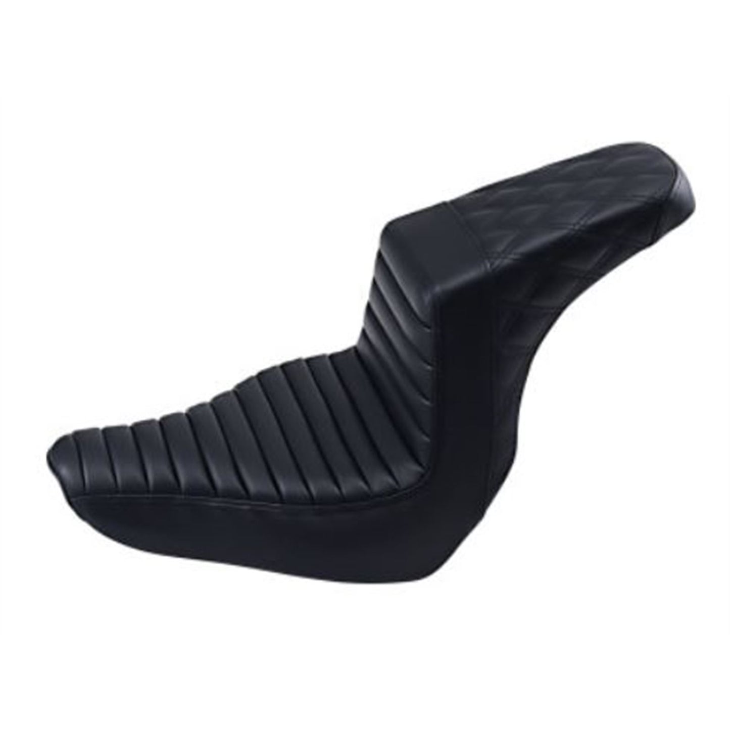 Saddlemen Step Up Seat - Tuck and Roll/Lattice Stitched - Black 813-27-176_639835
