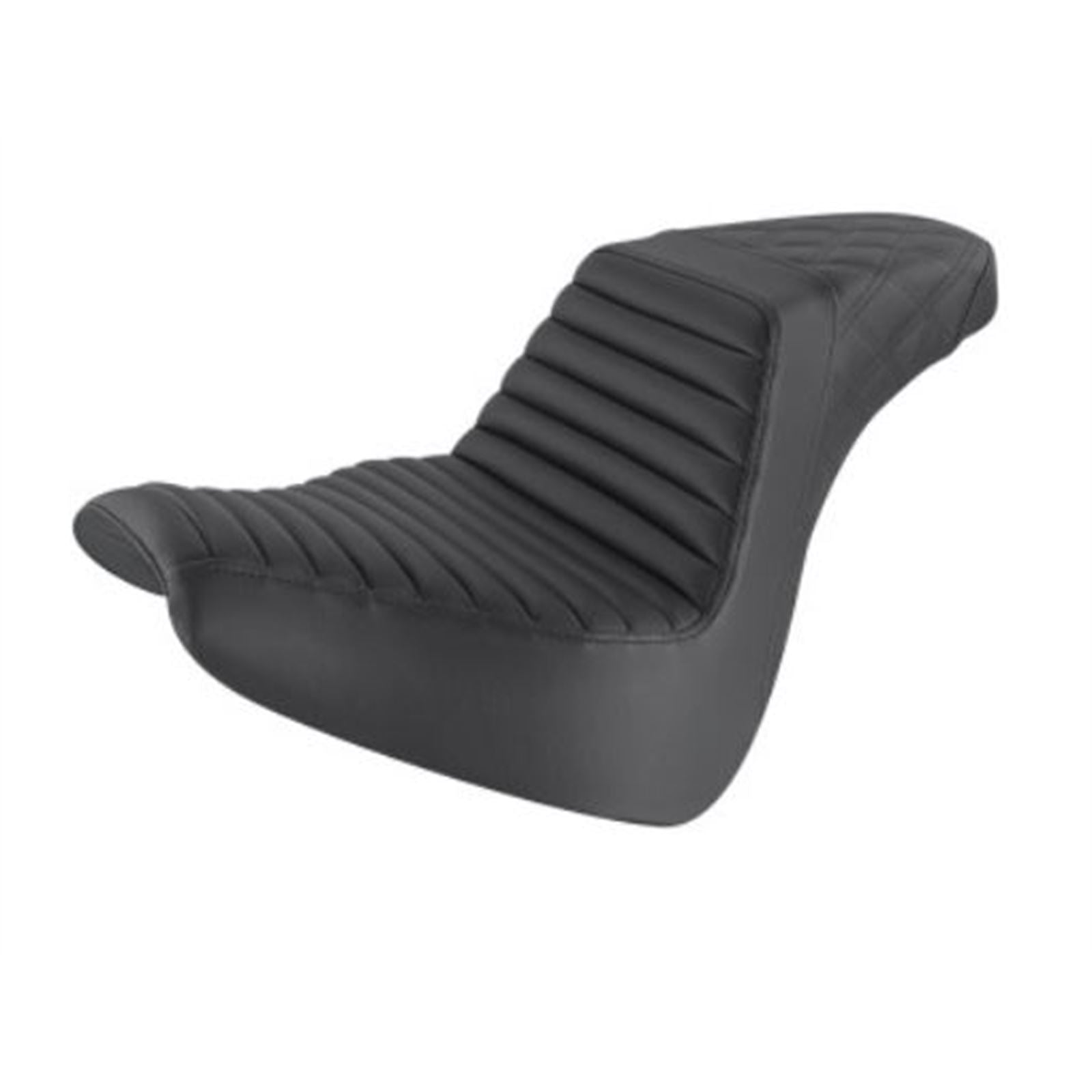 Saddlemen Step Up Seat - Tuck and Roll/Lattice Stitched - Black 818-31-176_639842