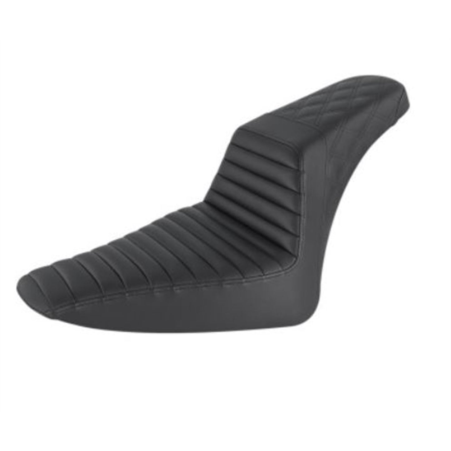 Saddlemen Step Up Seat - Tuck and Roll/Lattice Stitched - Black 812-26-176_639846