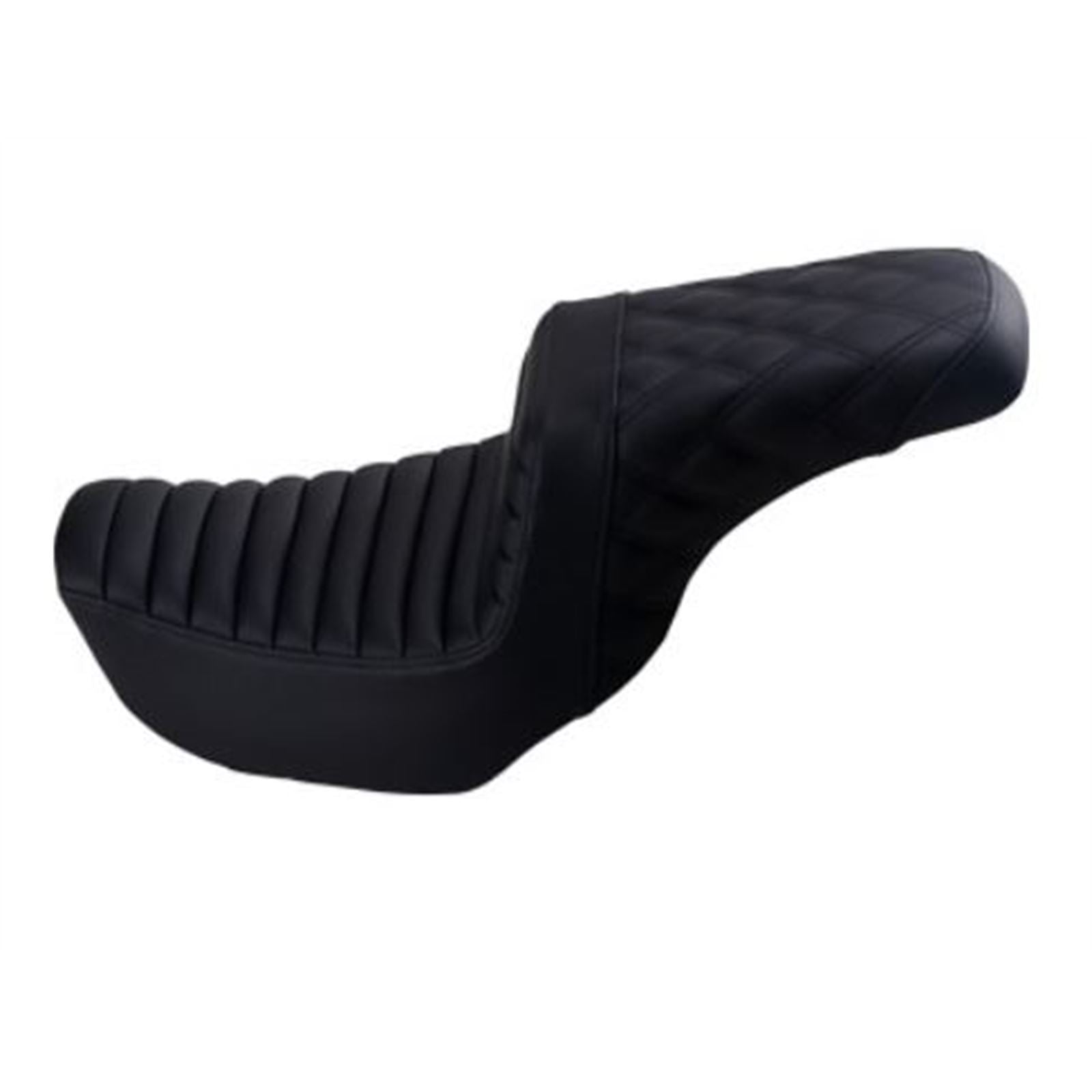 Saddlemen Step Up Seat - Tuck and Roll/Lattice Stitched - Black 806-04-176_639848
