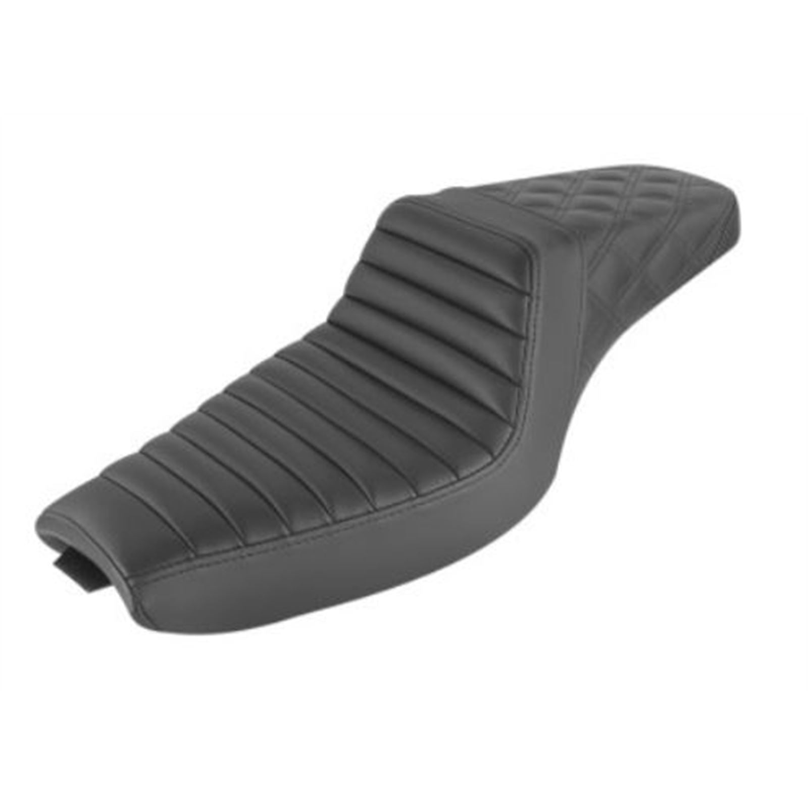 Saddlemen Step Up Seat - Tuck and Roll/Lattice Stitched - Black 807-03-176_640166