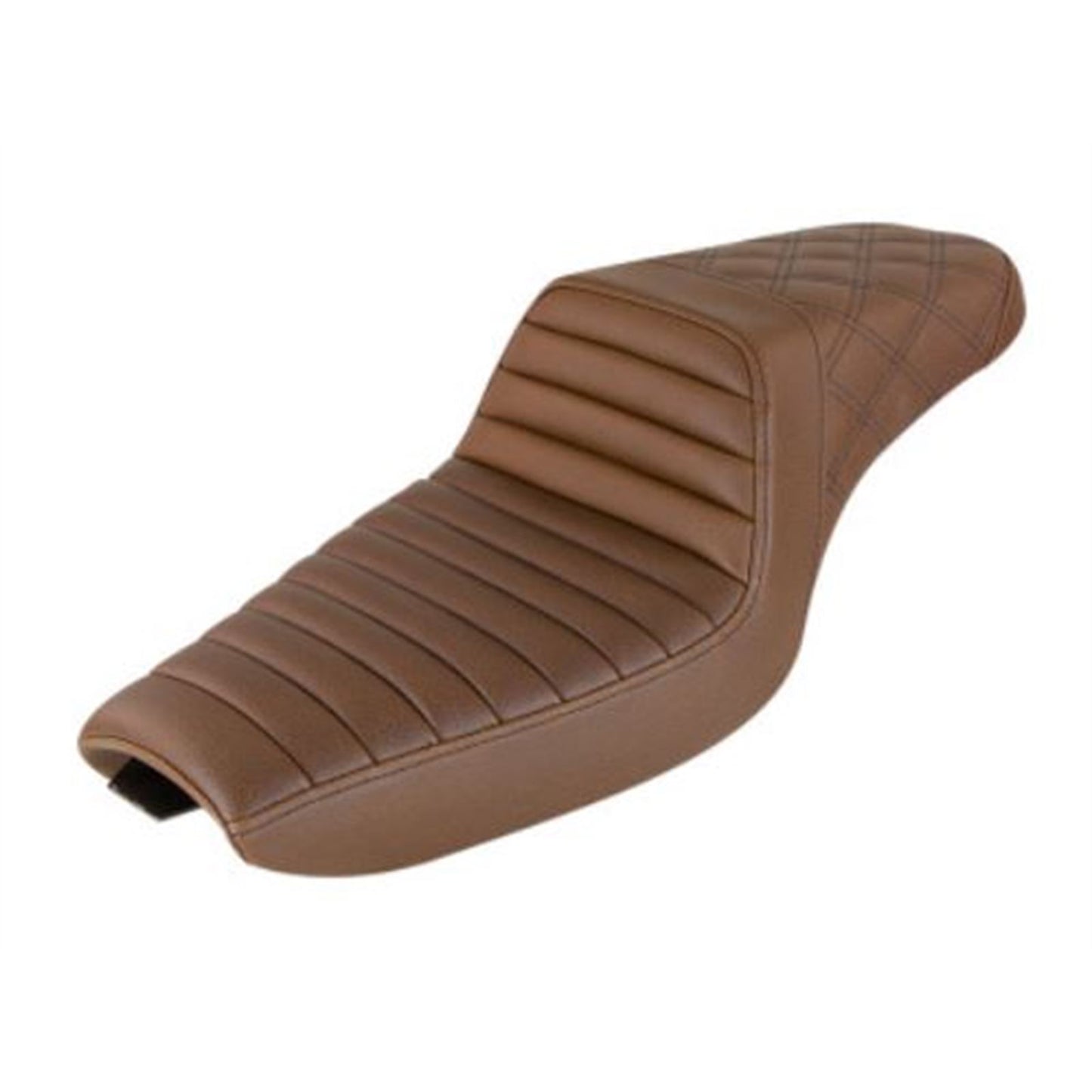 Saddlemen Step Up Seat - Tuck and Roll/Lattice Stitched - Brown 807-03-176BR_640167