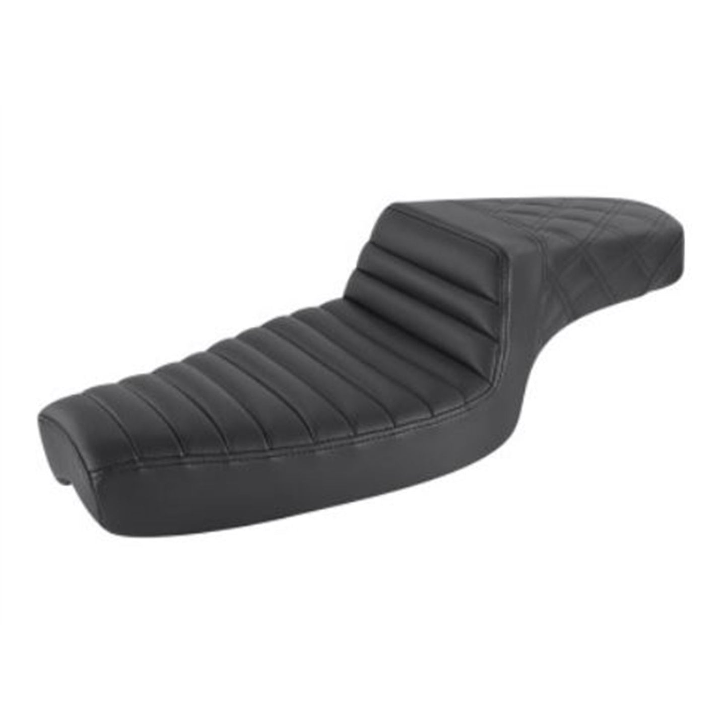 Saddlemen Step Up Seat - Tuck and Roll/Lattice Stitched - Black 879-03-176_640168