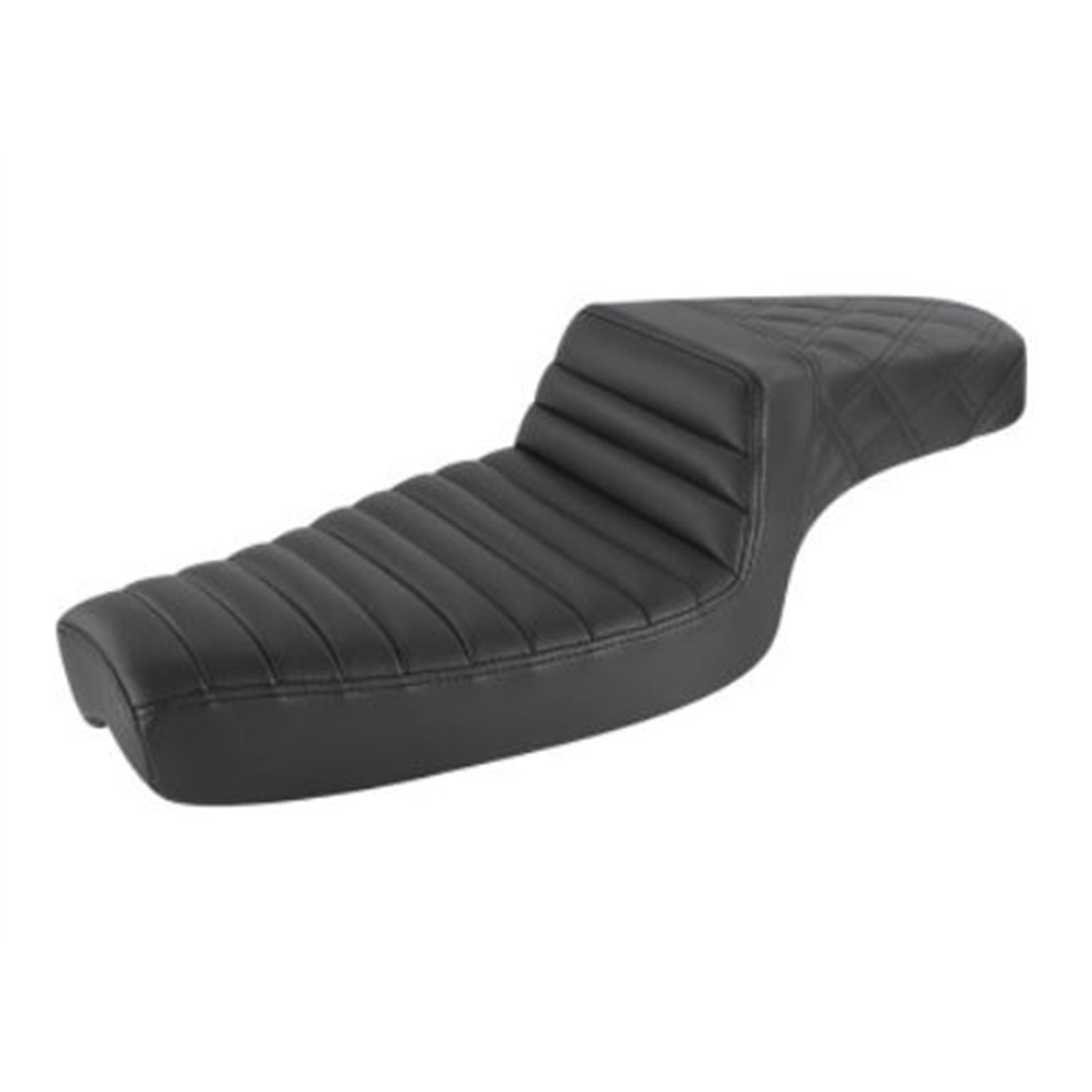 Saddlemen Step Up Seat - Tuck and Roll/Lattice Stitched - Black 879-03-176_640168