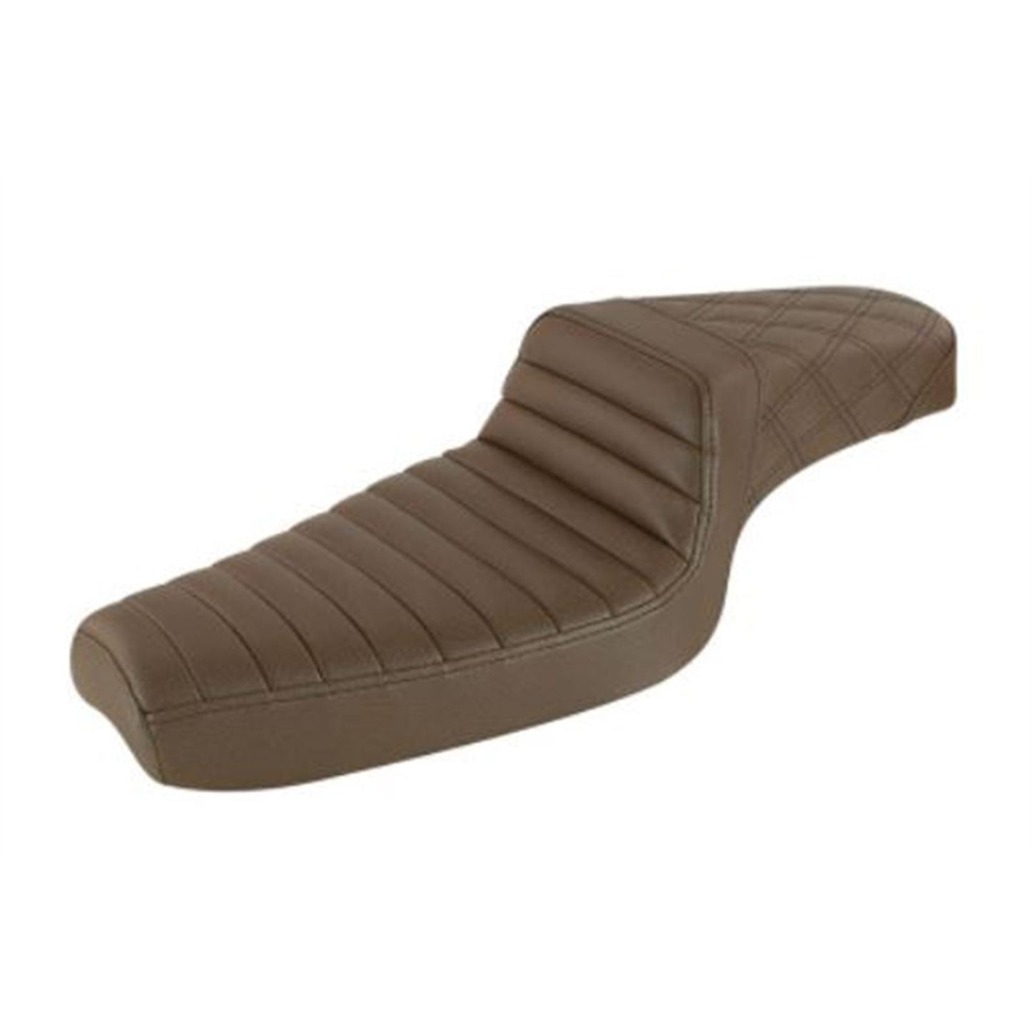 Saddlemen Step Up Seat - Tuck and Roll/Lattice Stitched - Brown 879-03-176BR_640169