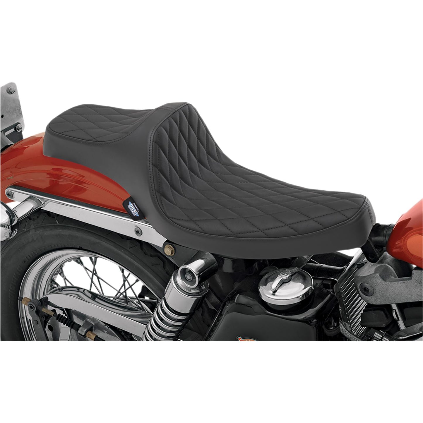 Drag Specialties Predator III Seat - Diamond - VInyl - XL 0804-0758_1043174