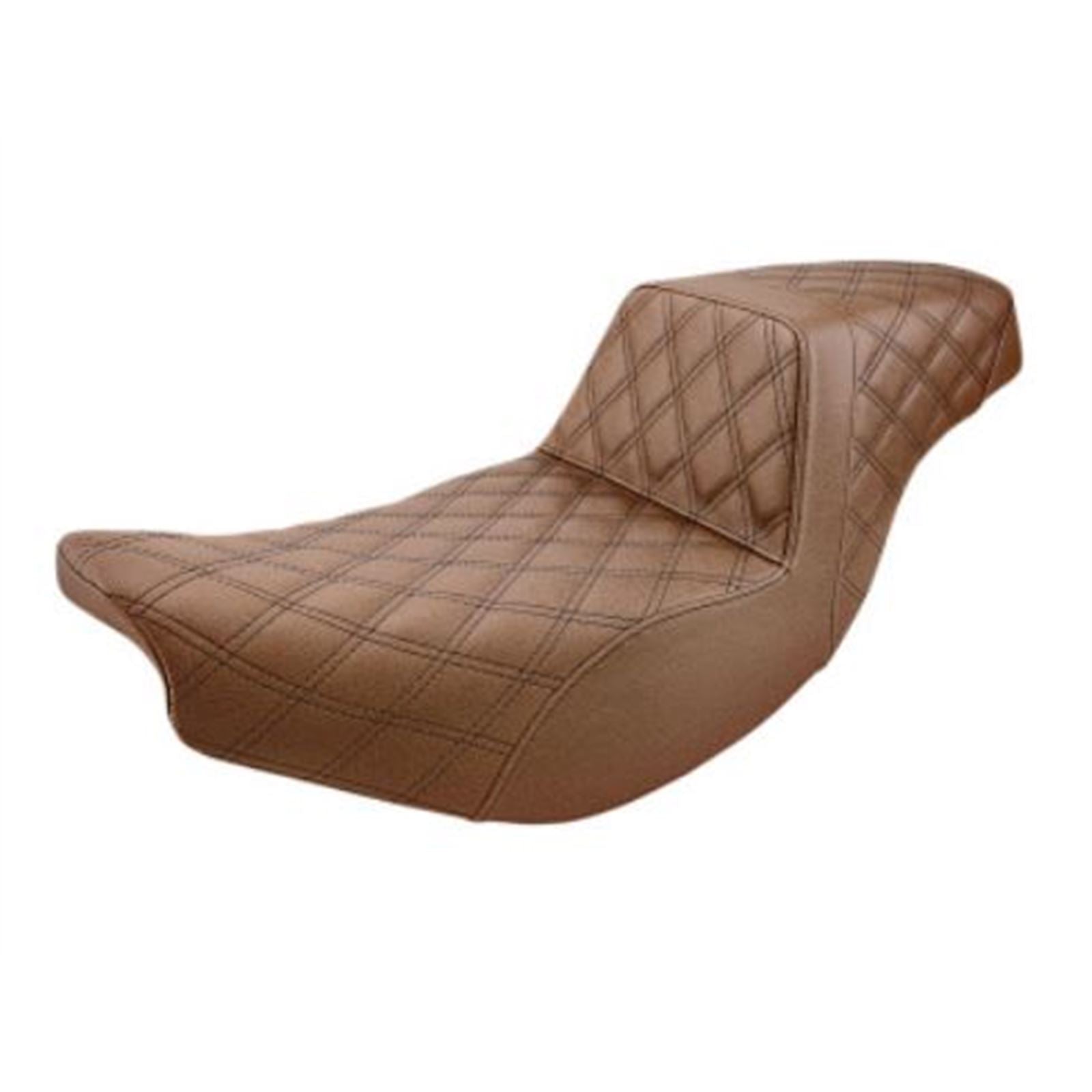 Saddlemen Step Up Seat - Lattice Stitched - Brown I14-07-175BR_640279