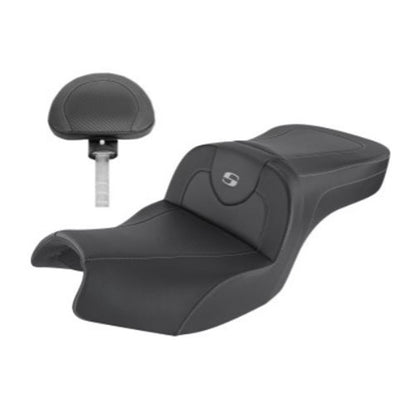 Saddlemen Road Sofa Seat - Carbon Fiber - Backrest - Black for Indian I20-06-185BR_795414