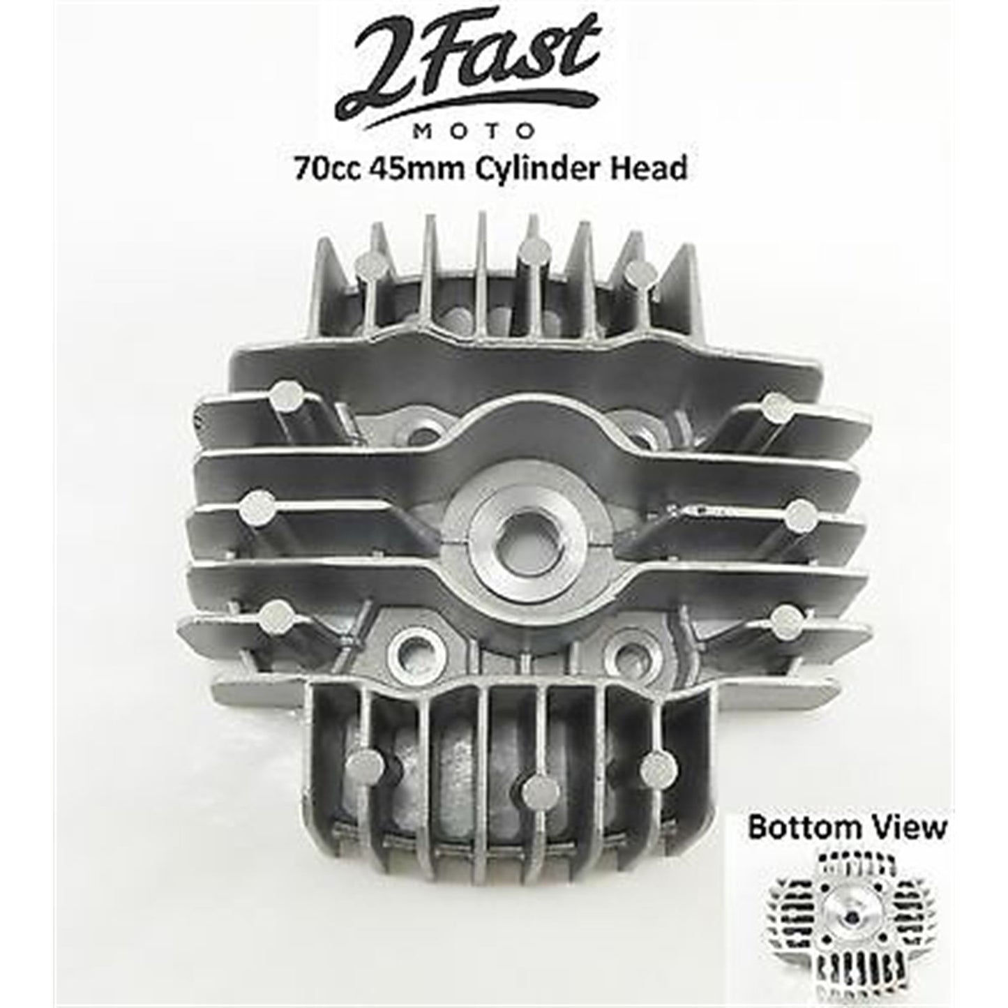2FastMoto 70cc Big Bore 45mm Cylinder Head - Puch Maxi Luxe Magnum MK E50 2fm-505.600-puch_623501