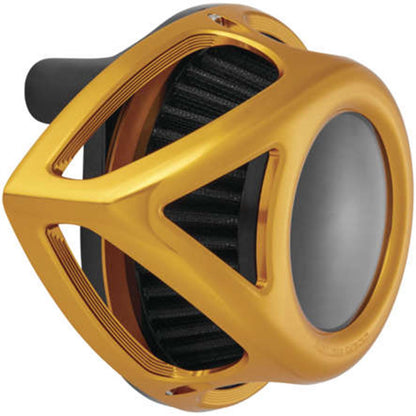 Arlen Ness Air Cleaner Clear Tear '08-16FLT Gold 18-902_991678