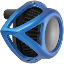 Arlen Ness Air Cleaner Clear Tear '08-16FLT Blue 18-903_988108