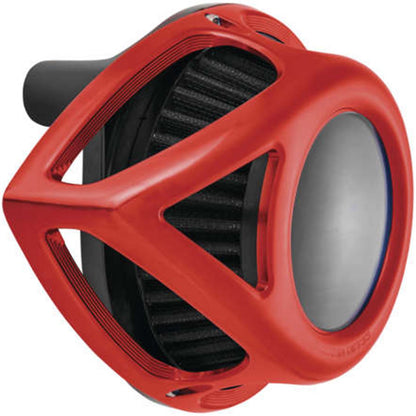Arlen Ness Air Cleaner Clear Tear '00-17 Twin Cam Red 18-904_987291