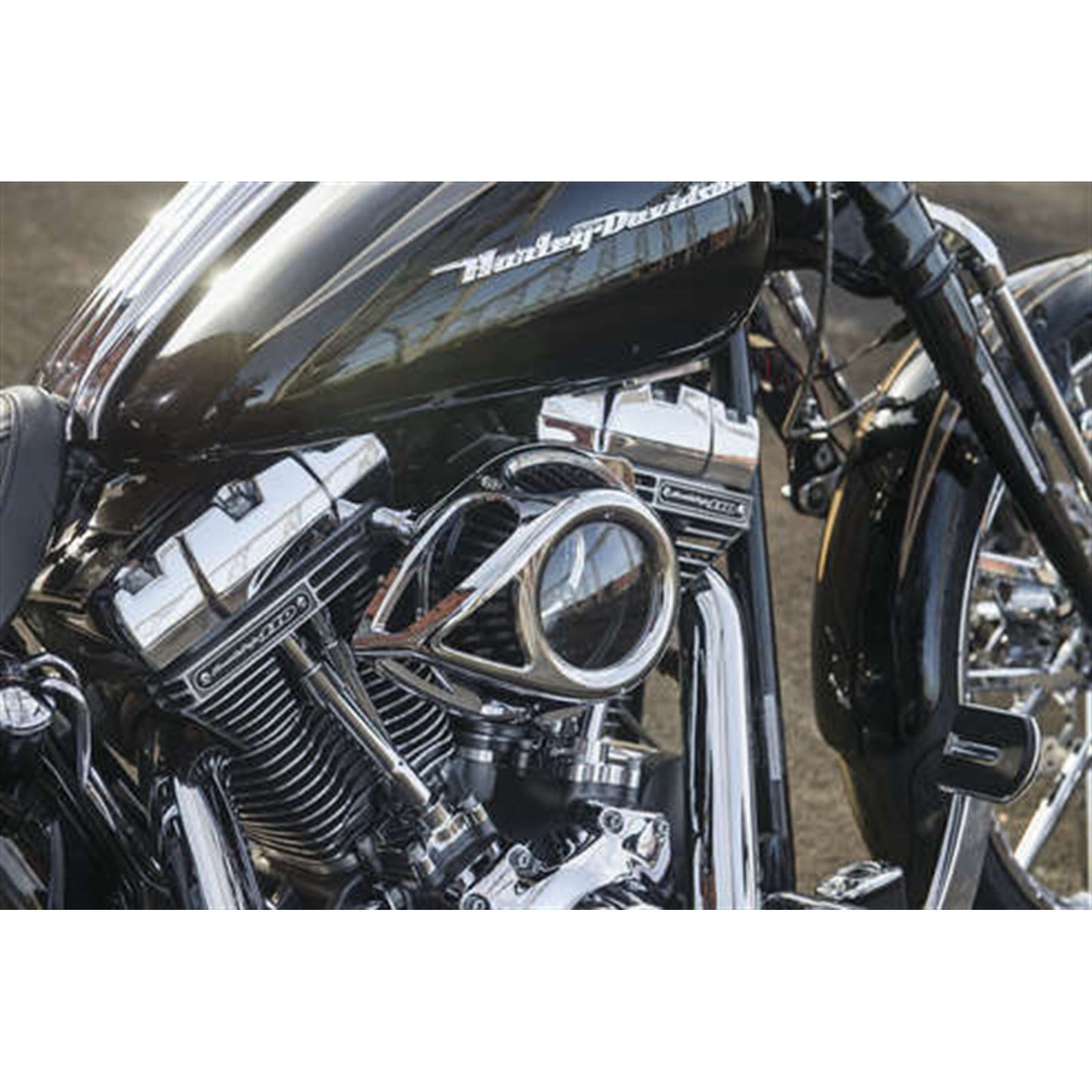 Arlen Ness Air Cleaner Clear Tear '08-16FLT Chrome 18-976_983375