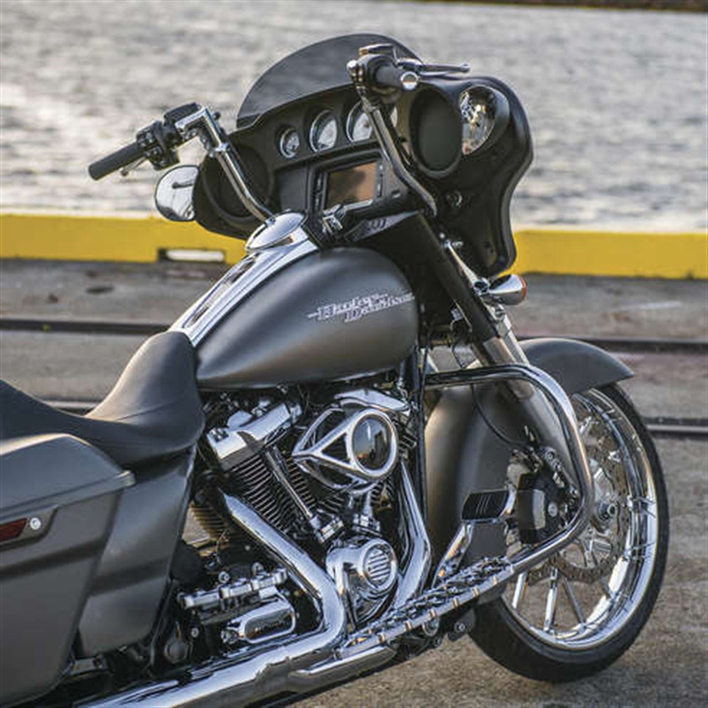 Arlen Ness Air Cleaner Clear Tear '08-16FLT Chrome 18-976_983377