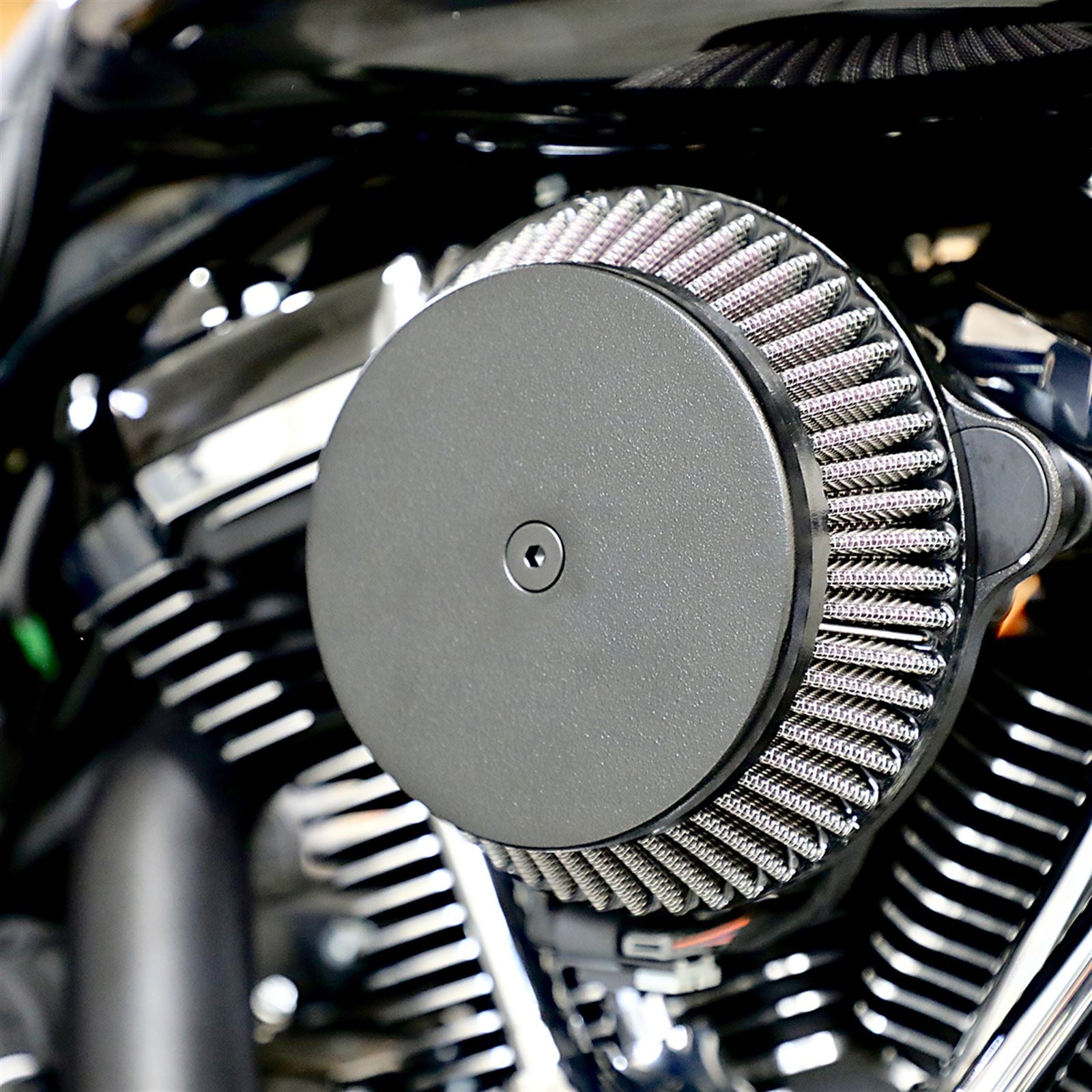 LA Choppers Air Cleaner Black Big Air [MPN: LA-2392-00B]_1043337