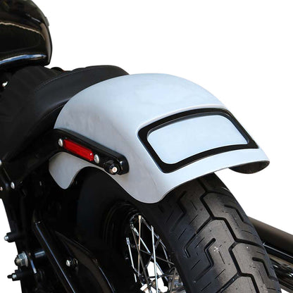 Paul Yaffe's Bagger Nation Fender and Frenched-In LED License Plate Kit - Chrome Frame - FXBB [MPN: CRF-M8ST-SB-C]_1043576