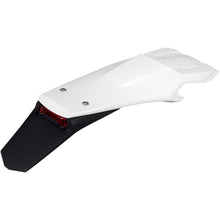 UFO Plastics Enduro Rear Fender with Light - White [MPN: HU03398040]_1043647