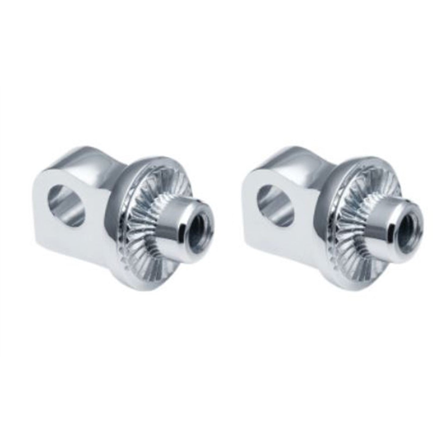Kuryakyn Splined Adjustable Peg Adapters - Chrome 6774_683591