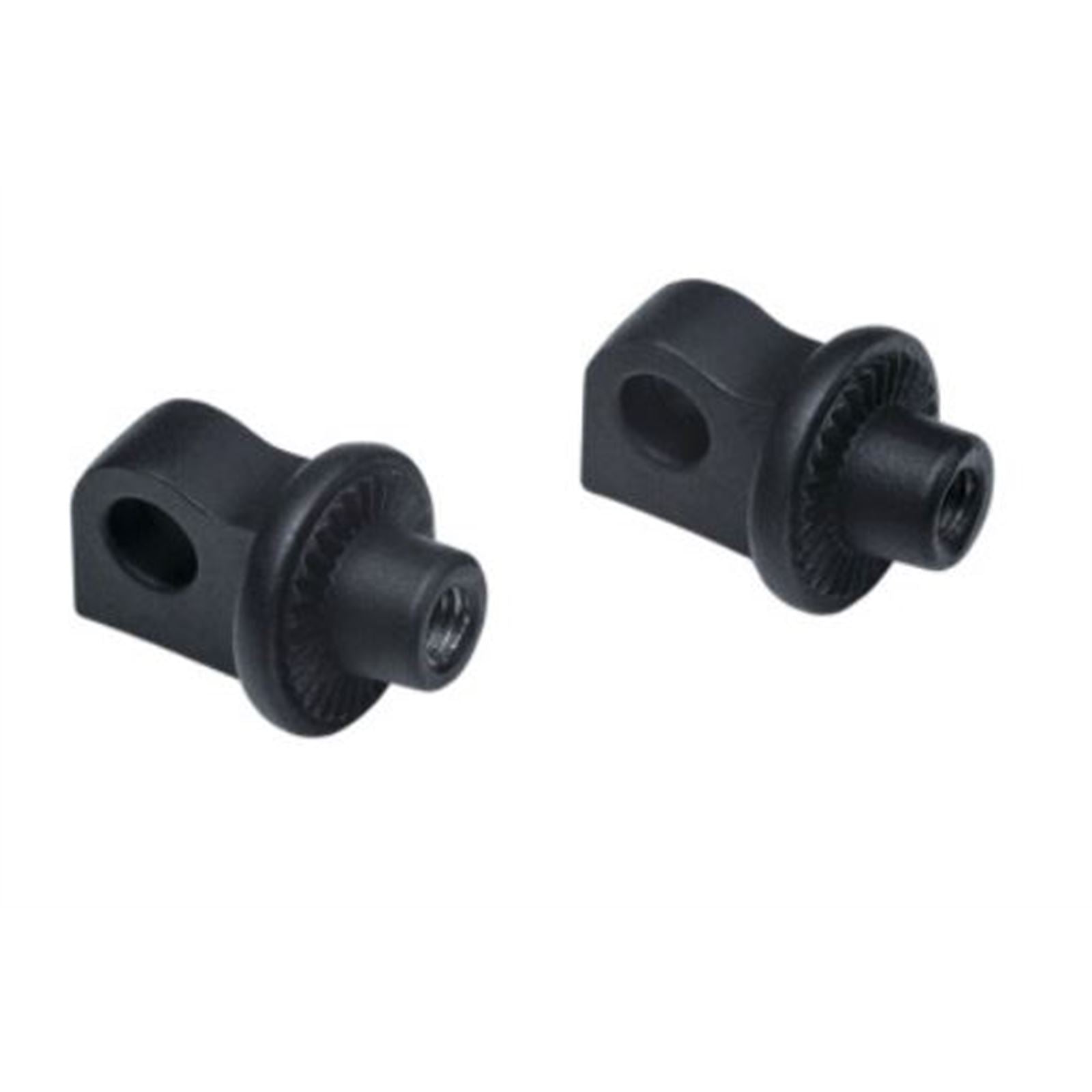 Kuryakyn Splined Adjustable Peg Adapters - Black 6775_683592