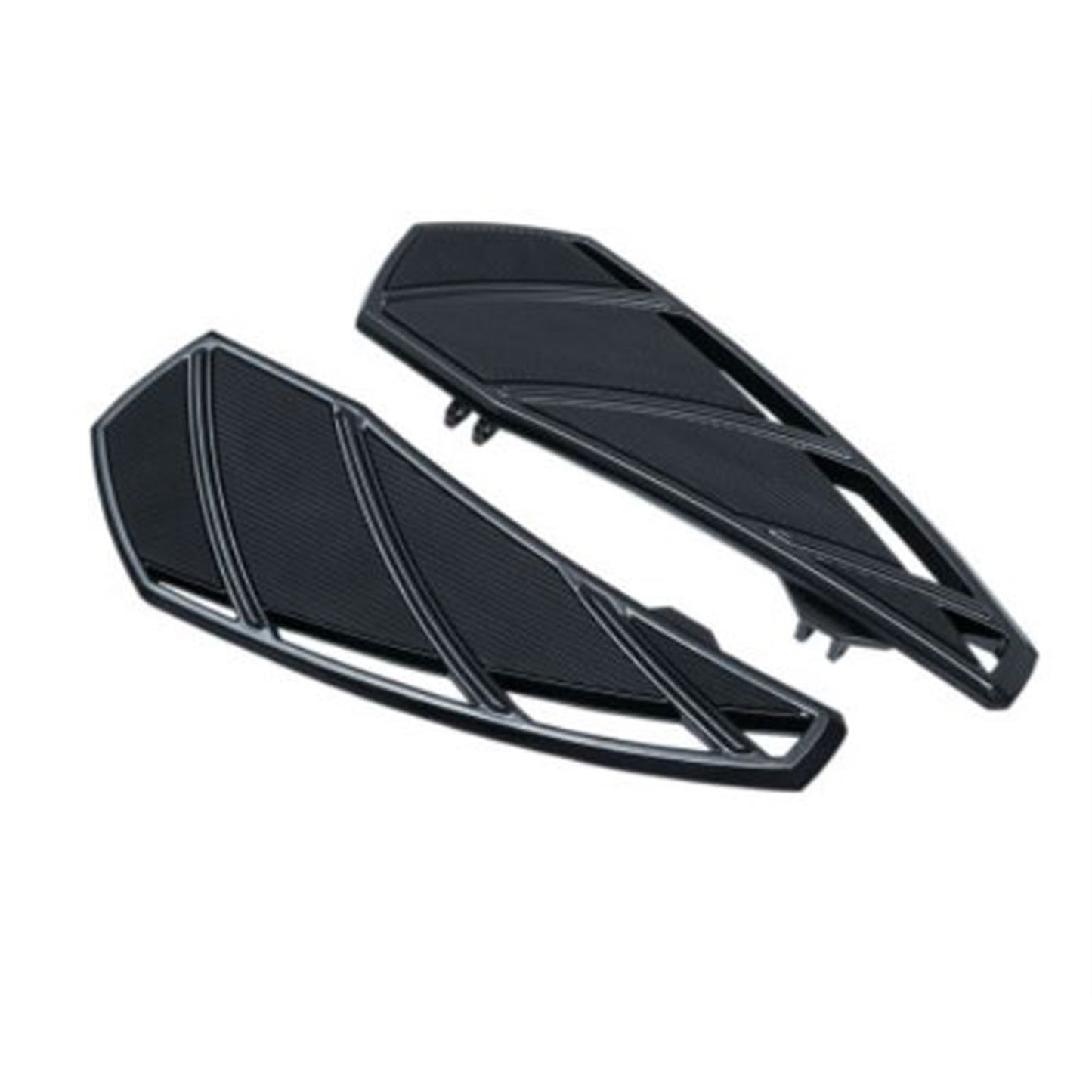Kuryakyn Phantom Driver Floorboards for Harley-Davidson Touring - Gloss Black 5793_683598