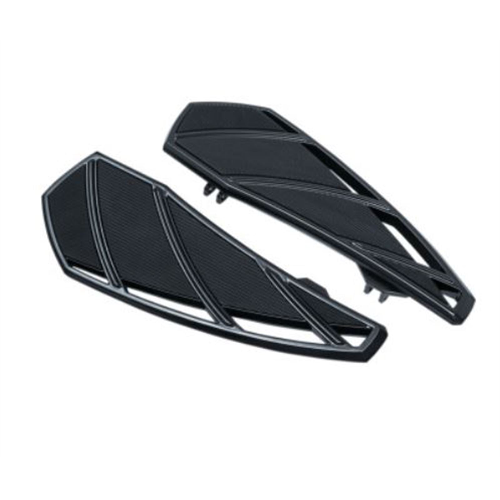 Kuryakyn Phantom Driver Floorboards for Harley-Davidson Touring - Gloss Black 5793_683598