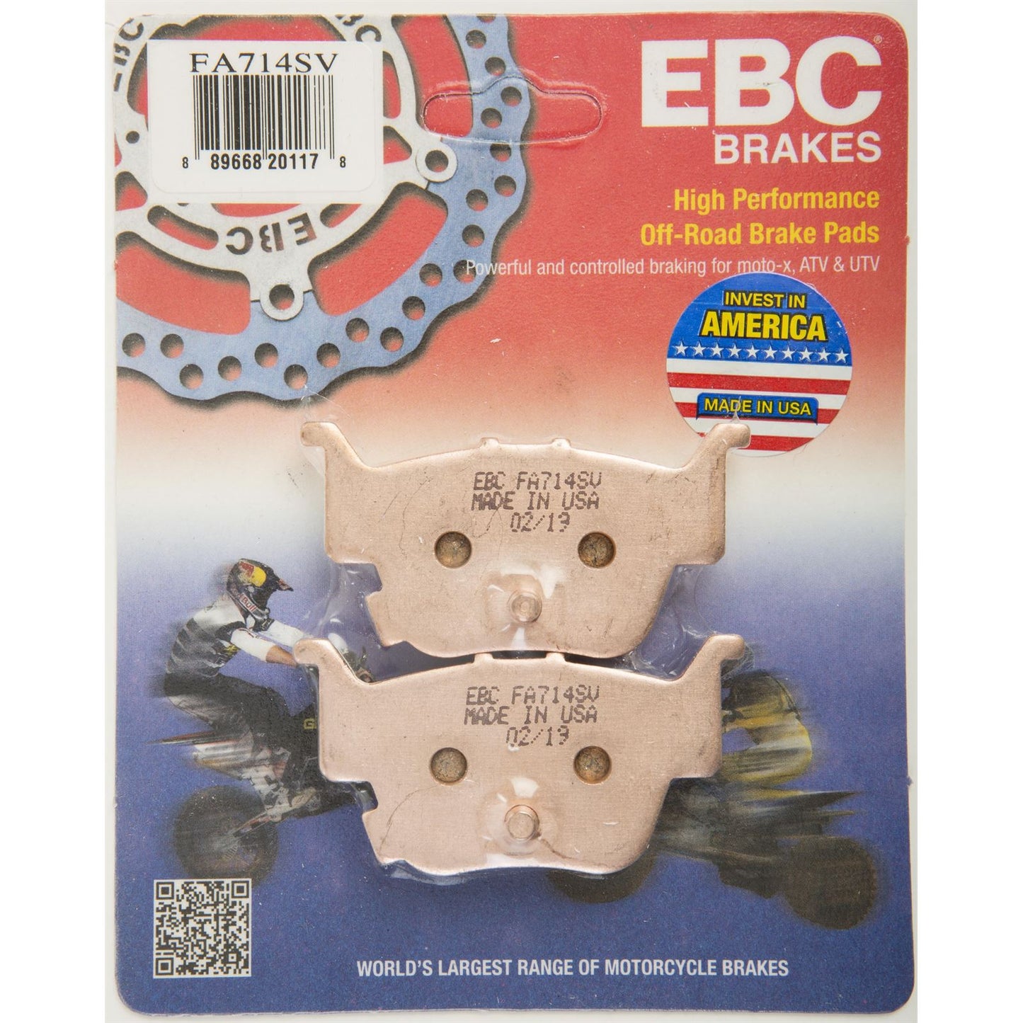 EBC Brakes Brake Pads - SV Series - FA714SV FA714SV_613407