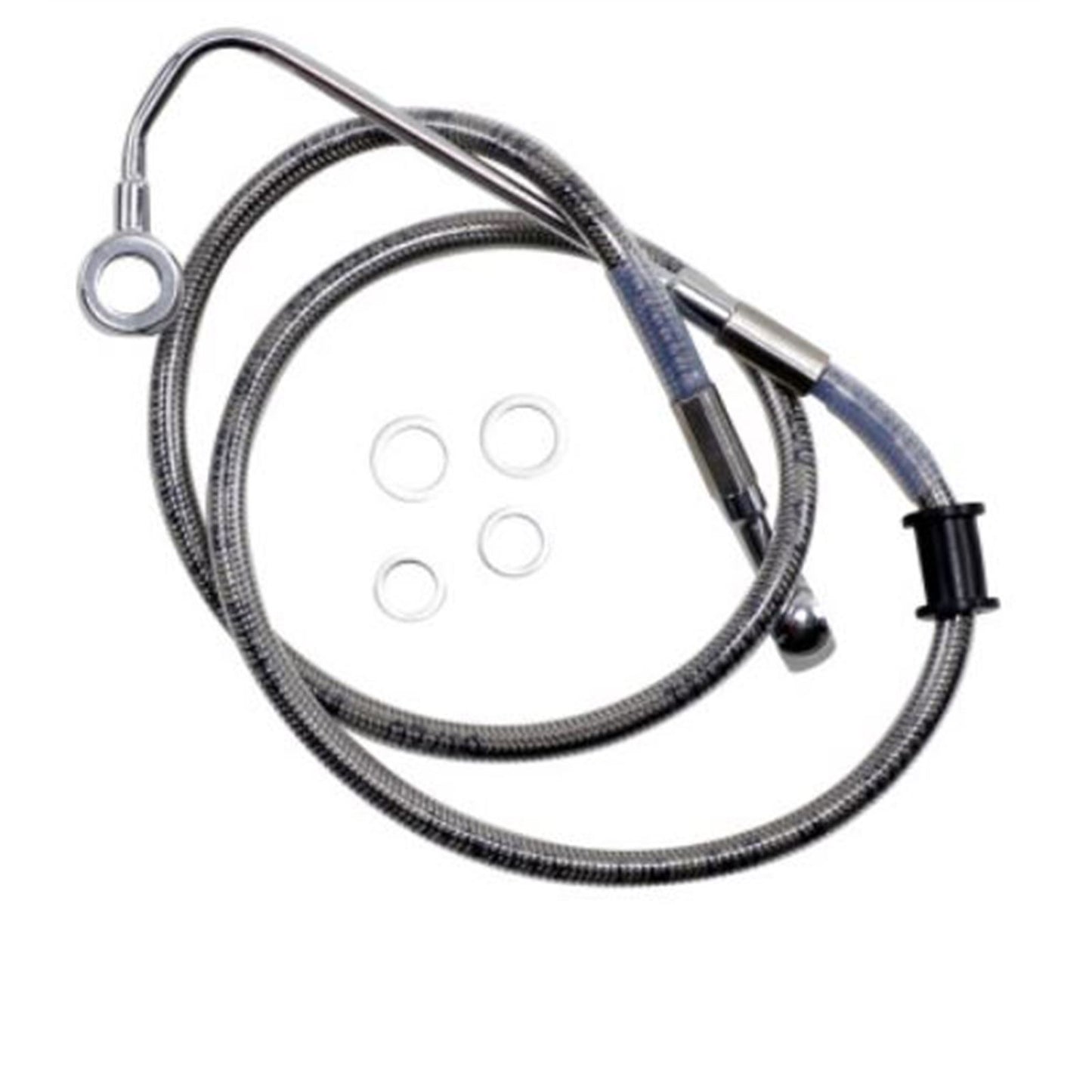 Drag Specialties Brake Line - 15-17 Softail - Stainless Steel +2" 1741-5755_724954