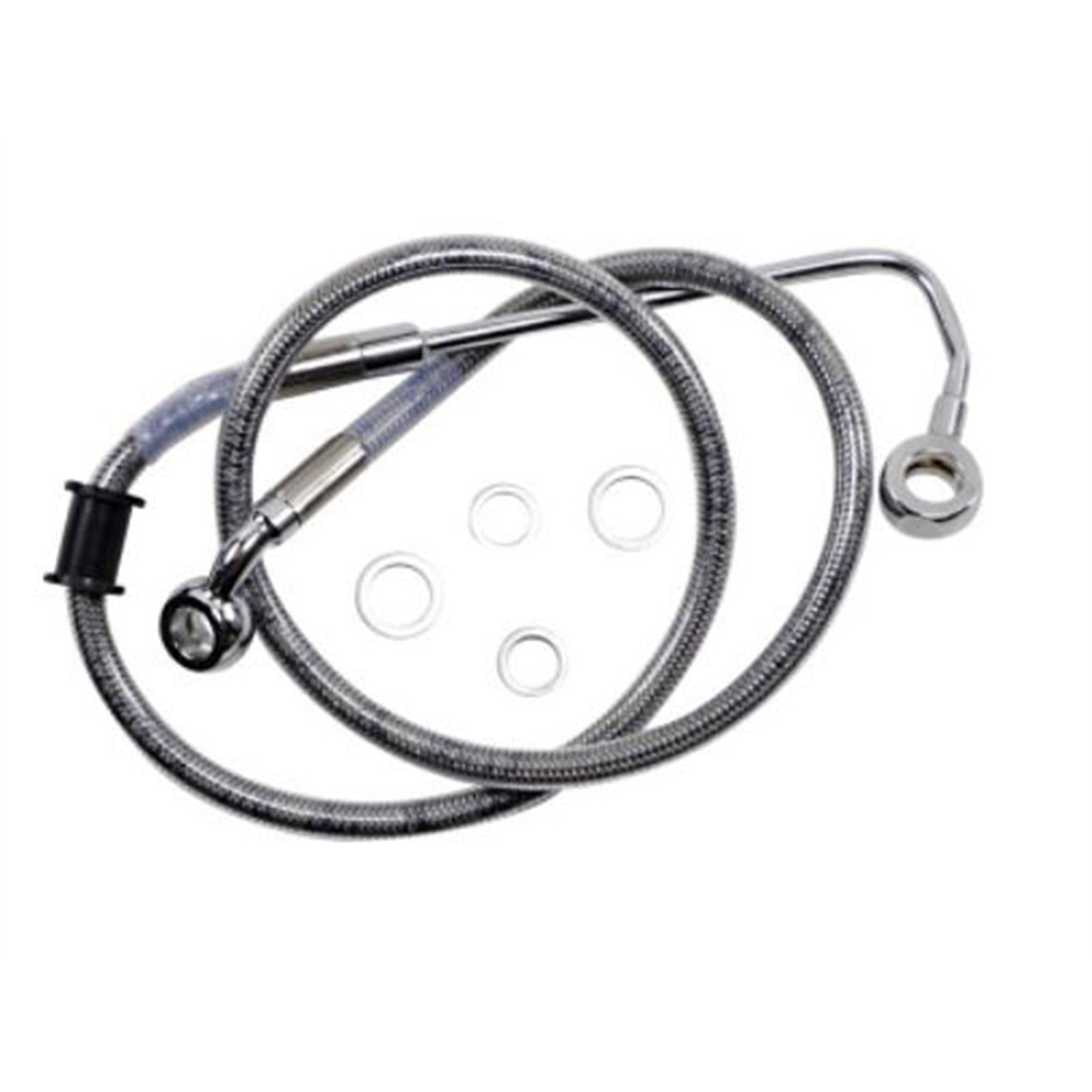 Drag Specialties Brake Line - 15-17 Softail - Stainless Steel 1741-5764_724964