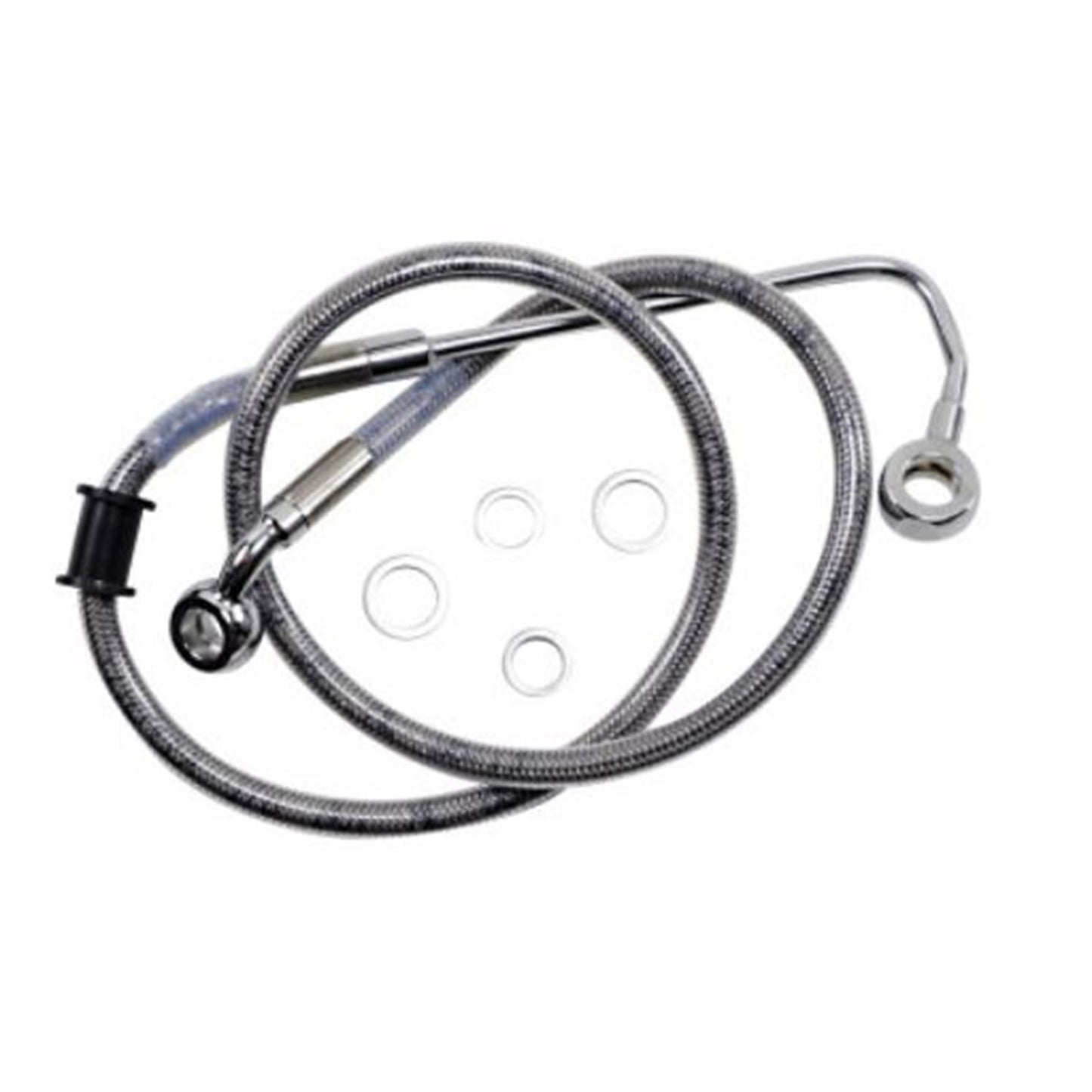 Drag Specialties Brake Line - 15-17 Softail - Stainless Steel +2" 1741-5765_724965