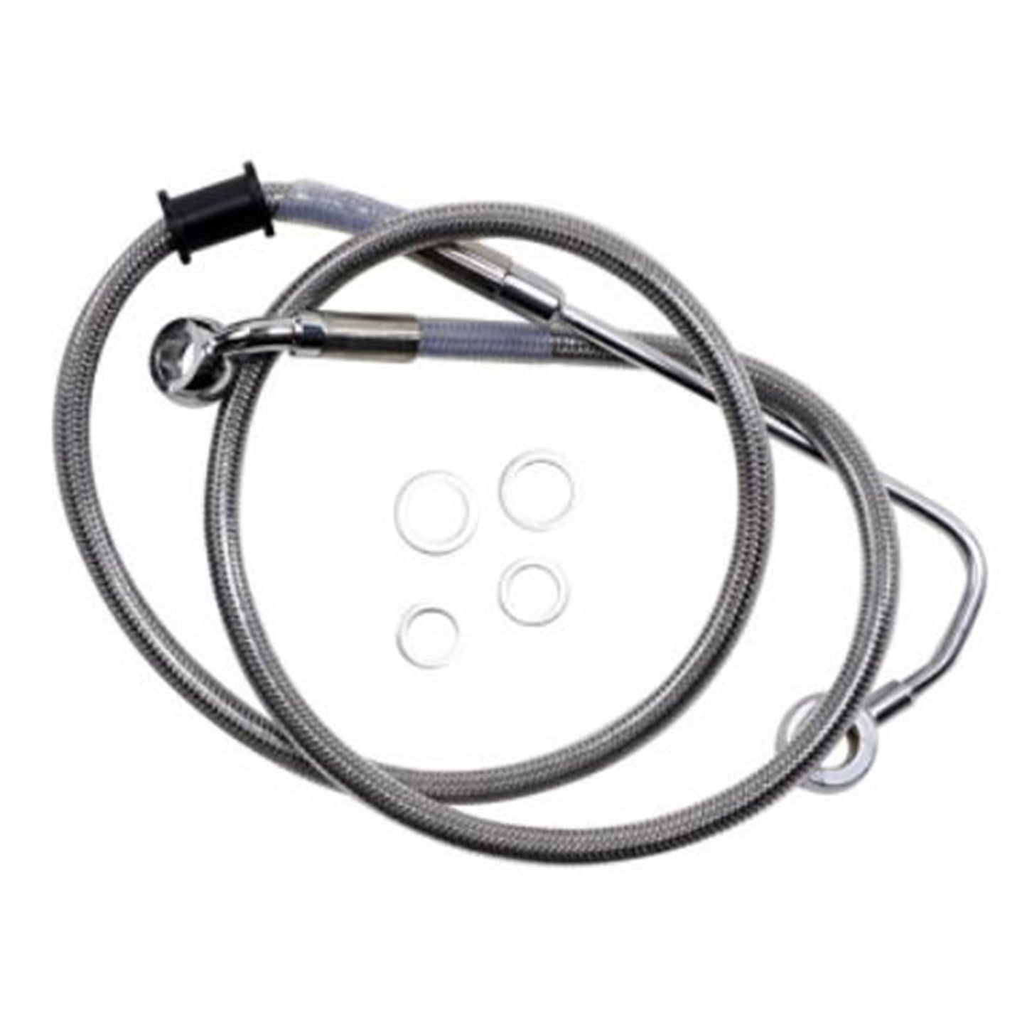 Drag Specialties Brake Line - 15-17 Softail - Stainless Steel +4" 1741-5766_724966