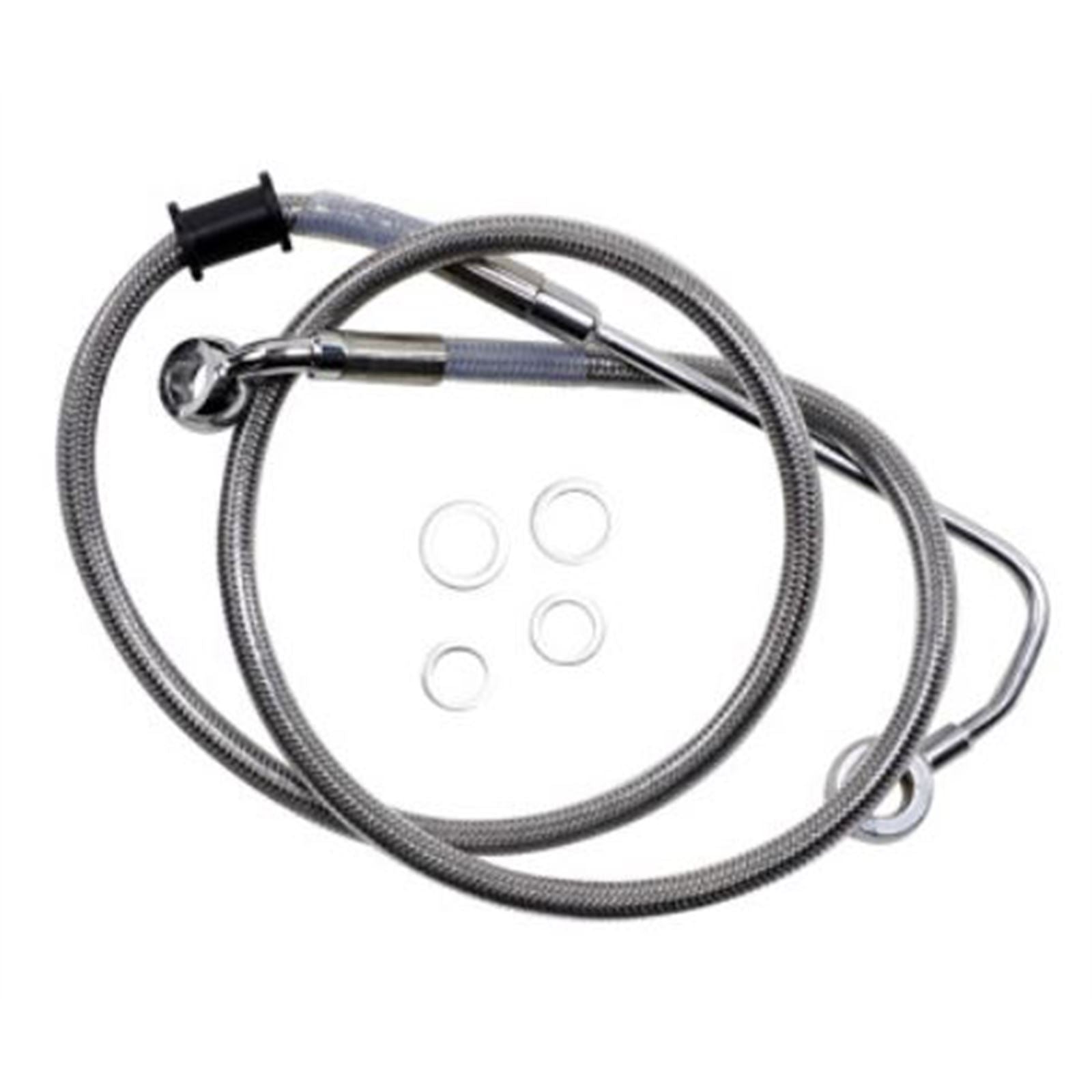 Drag Specialties Brake Line - 15-17 Softail - Stainless Steel +4" 1741-5766_724966