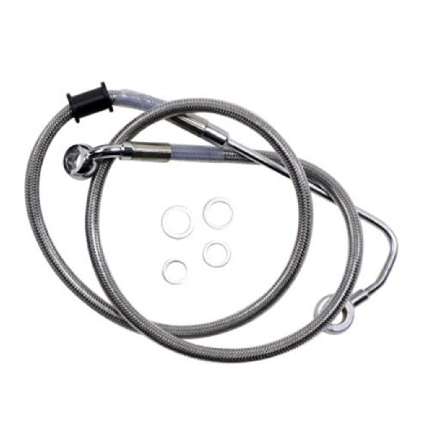 Drag Specialties Brake Line - 15-17 Softail - Stainless Steel +6" 1741-5767_724969