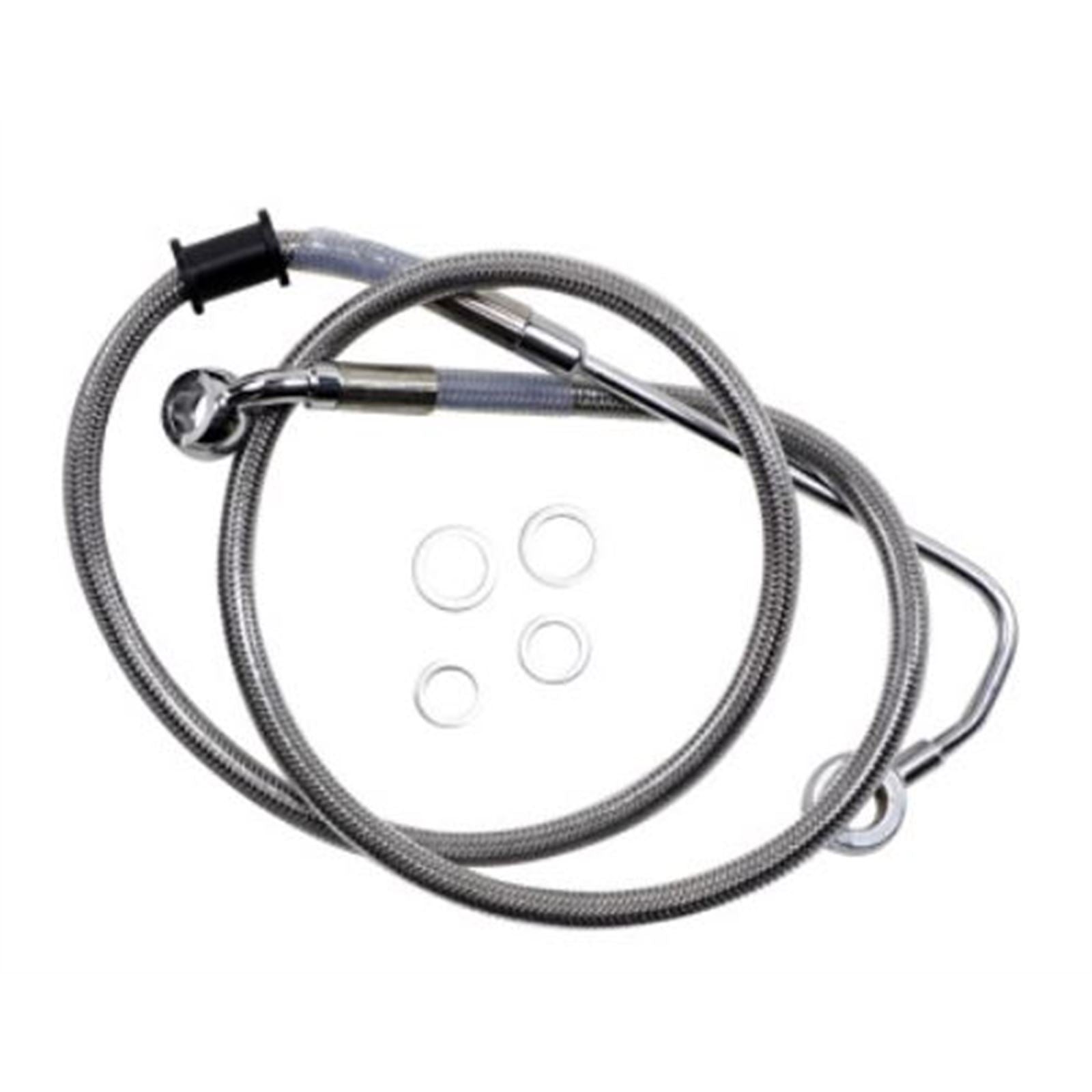 Drag Specialties Brake Line - 15-17 Softail - Stainless Steel +6" 1741-5767_724969