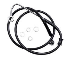 Drag Specialties Brake Line - 15-17 Softail - Black +8" 1741-5774_724976