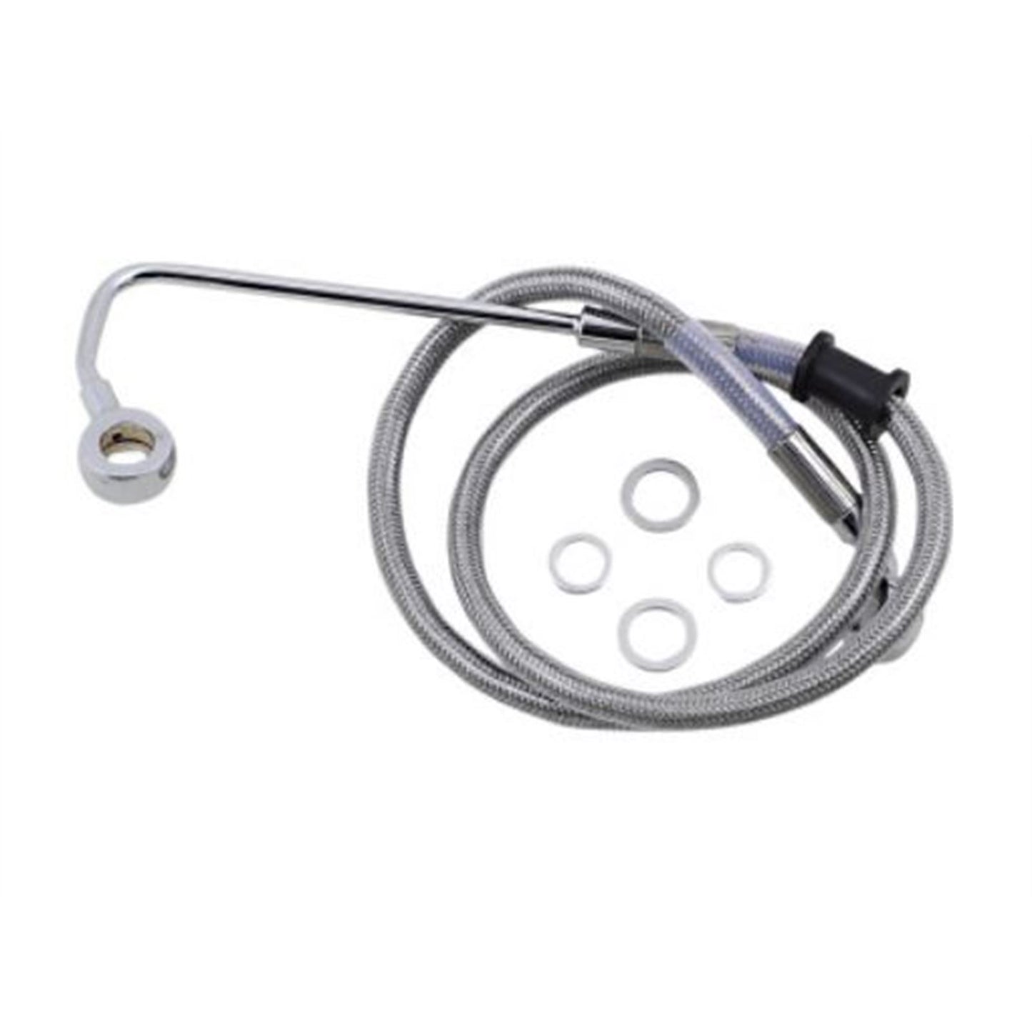Drag Specialties Brake Line - 15-17 Softail - Stainless Steel 1741-5776_724978