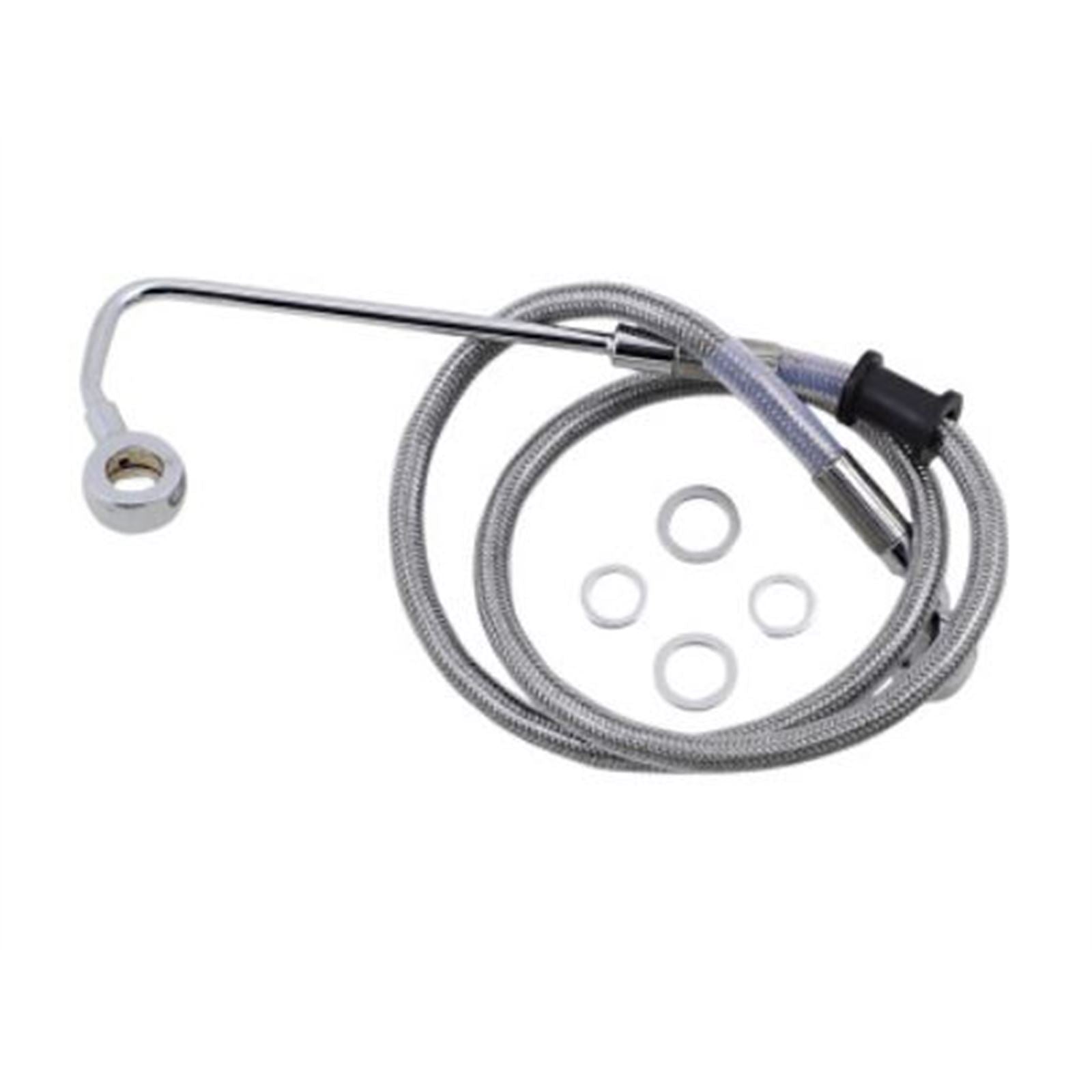 Drag Specialties Brake Line - 15-17 Softail - Stainless Steel 1741-5776_724978