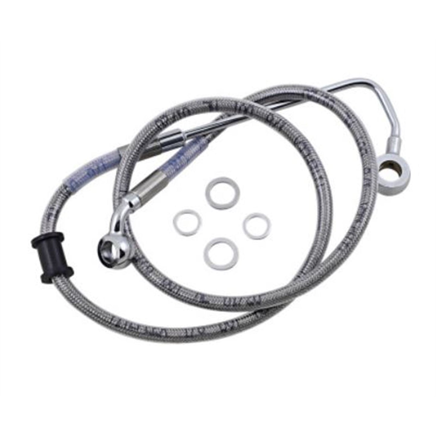 Drag Specialties Brake Line - 15-17 Softail - Stainless Steel +4" 1741-5778_724980