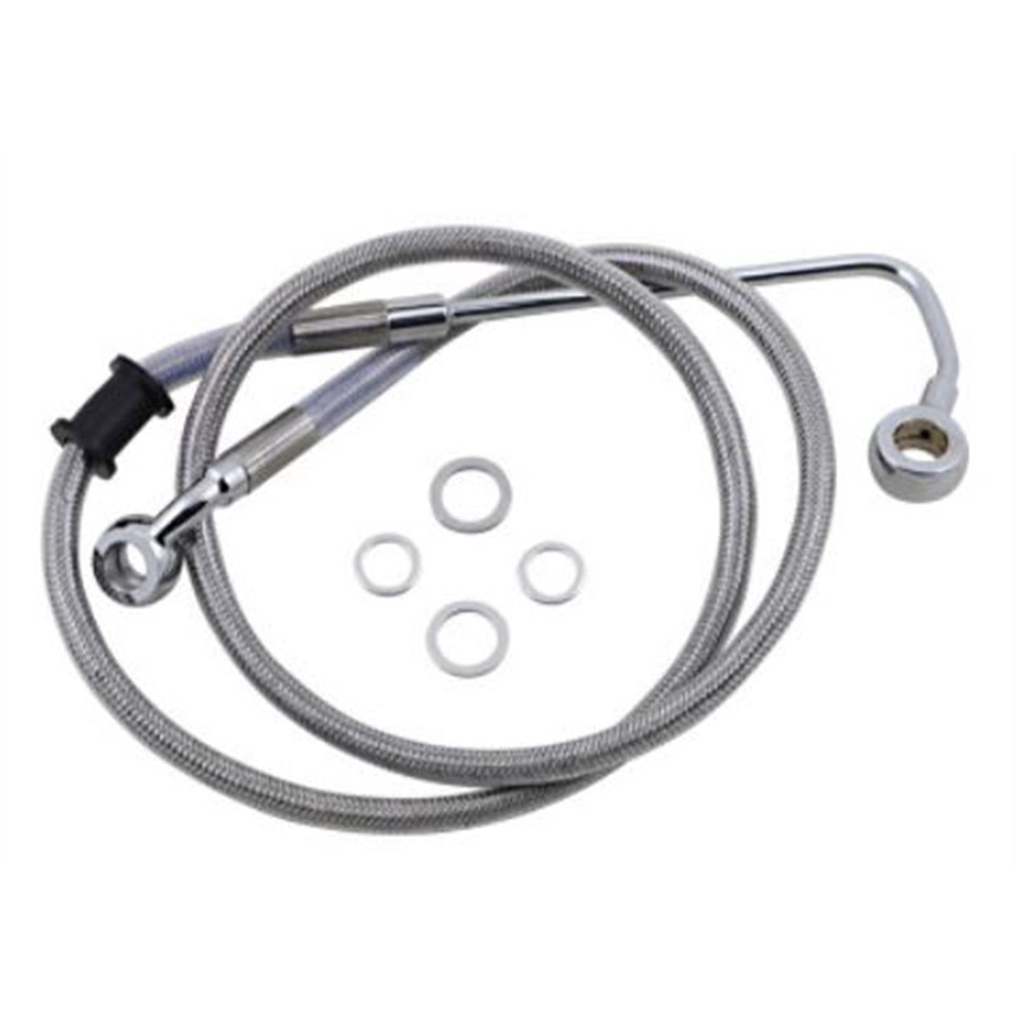Drag Specialties Brake Line - 15-17 Softail Stainless Steel +6" 1741-5779_724981