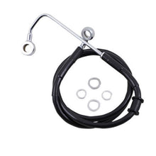 Drag Specialties Brake Line - 15-17 Softail - Black +10" 1741-5787_724990