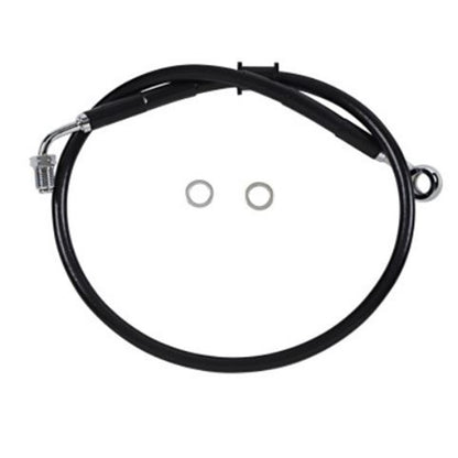 Drag Specialties Brake Line - 18- Softail - Black 1741-5794_724998