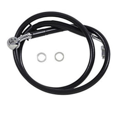 Drag Specialties Brake Line - 18- Softail - Black +6" 1741-5797_725001