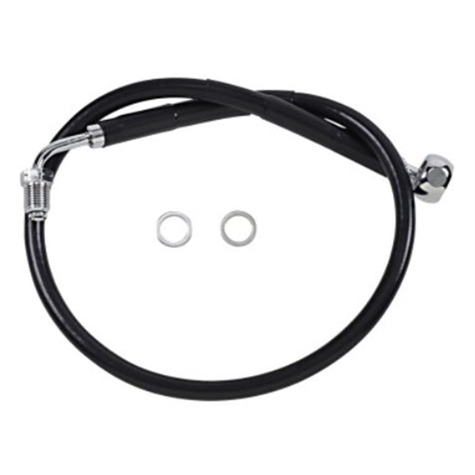 Drag Specialties Brake Line - 18- Softail - Black 1741-5806_725012